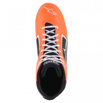 Alpinestars TECH-1 K START V2 SHOES - Orange Fluo/Black/White