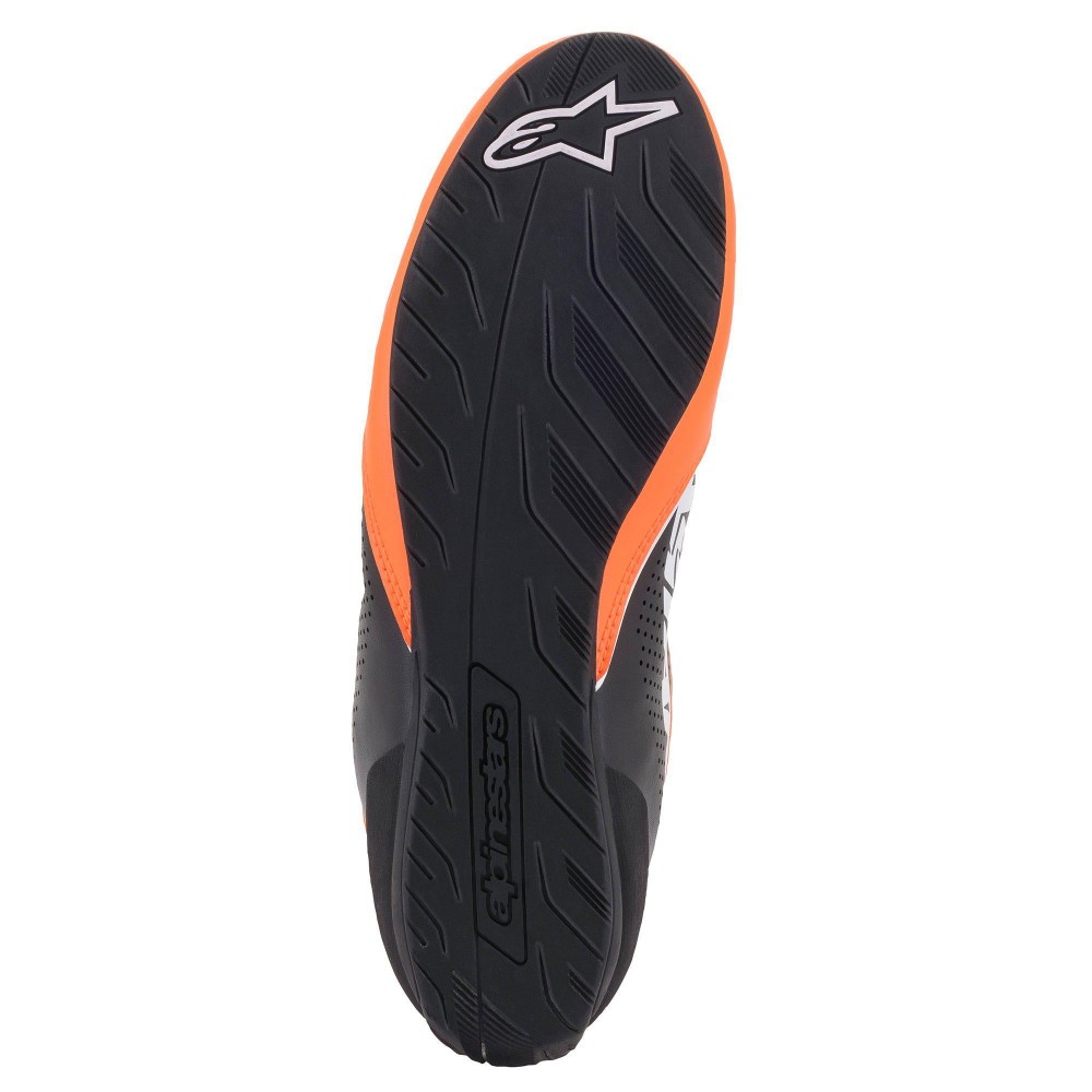 Alpinestars TECH-1 K START V2 SHOES - Orange Fluo/Black/White