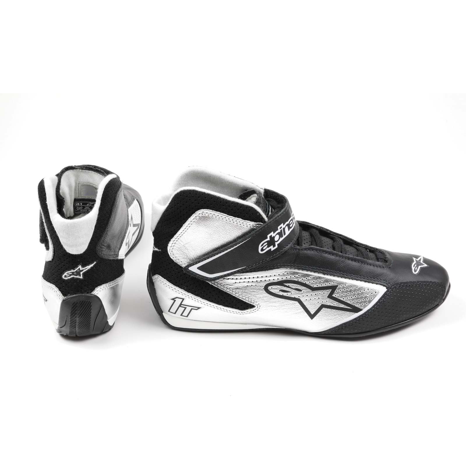 Alpinestars TECH 1 T SHOES Black Silver