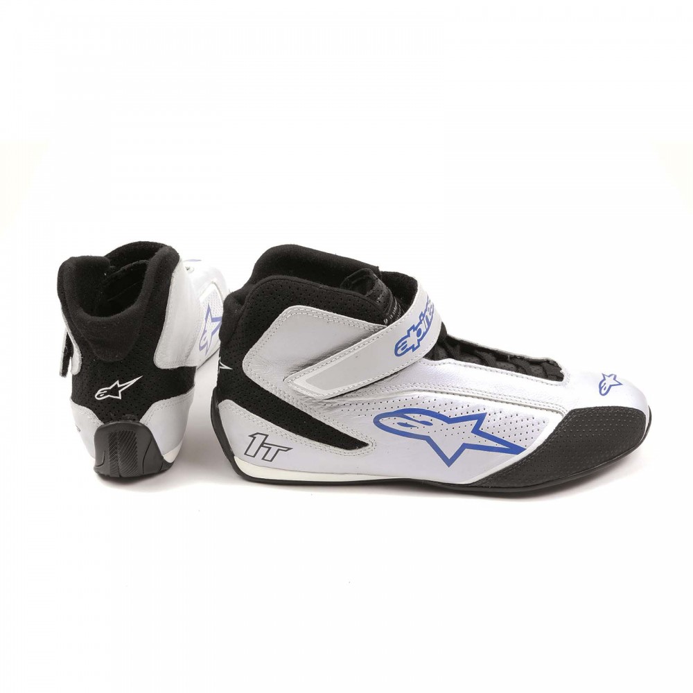 Alpinestars TECH-1 T SHOES - Silver/Blue