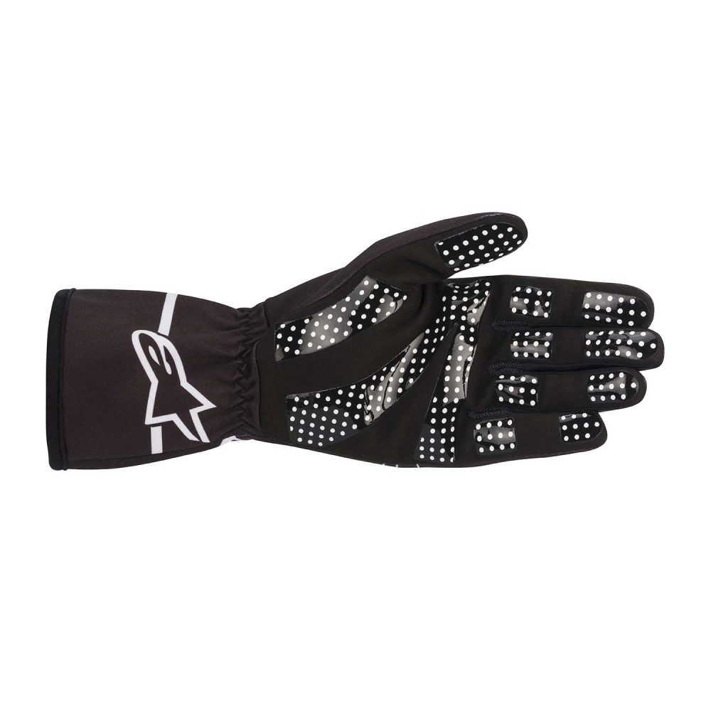 Gants Alpinestars TECH-1 K RACE V2 SOLID - BLACK/WHITE