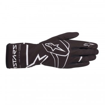 Gants Alpinestars TECH-1 K RACE V2 SOLID - BLACK/WHITE