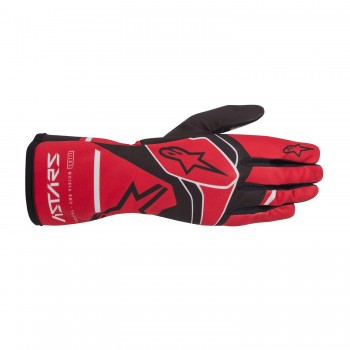 Gants Alpinestars TECH-1 K RACE V2 SOLID - RED/BLACK-GRAY