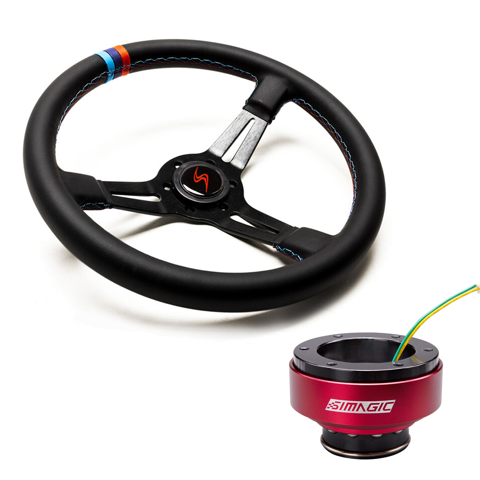 Volant de voiturette de golf 12,5 pouces pour EZ-GO RXV TXT Club Car DS Precedent Tempo Yamaha