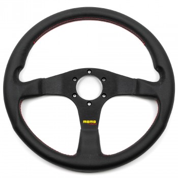 Pack Volant Momo Tuner Cuir 350mm | Quick Release Moza Racing