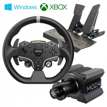 Bundle Moza R9 ESX Steering Wheel SR-P 2 Pedals XBOX/PC