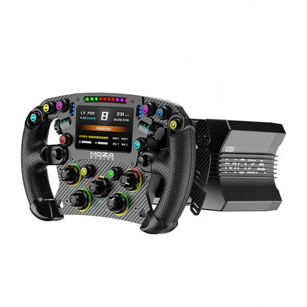 Pack Base Moza Racing R12 V2 et Volant FSR2