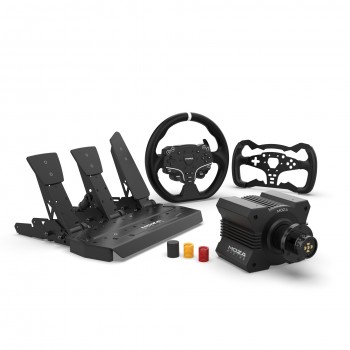 Bundle Moza R5 Direct Drive, ES Steering Wheel, Formula Mod, SR-P 3 Pedals et Accessories Kit