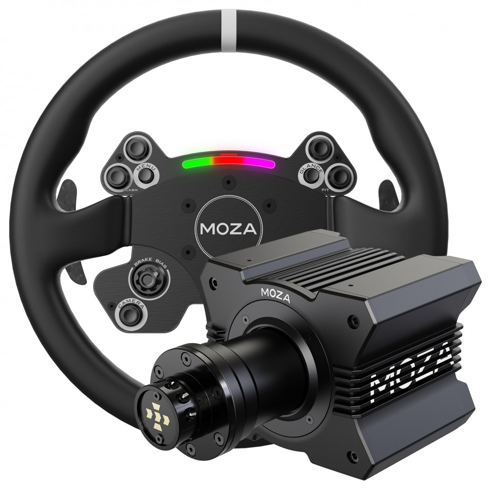 Bundle Moza R9 Direct Drive avec CS V2 Steering Wheel