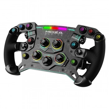 Moza Racing volant GS V2 Cuir Steering Wheel