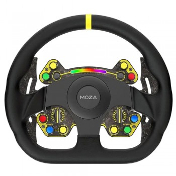 Moza Racing Volant Sport RS D-Shape Cuir Moza Racing Volant Sport RS D-Shape Cuir