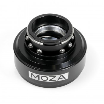 Bundle Volant Driftshop 35cm en cuir Retourné et Quick Release MOZA Racing