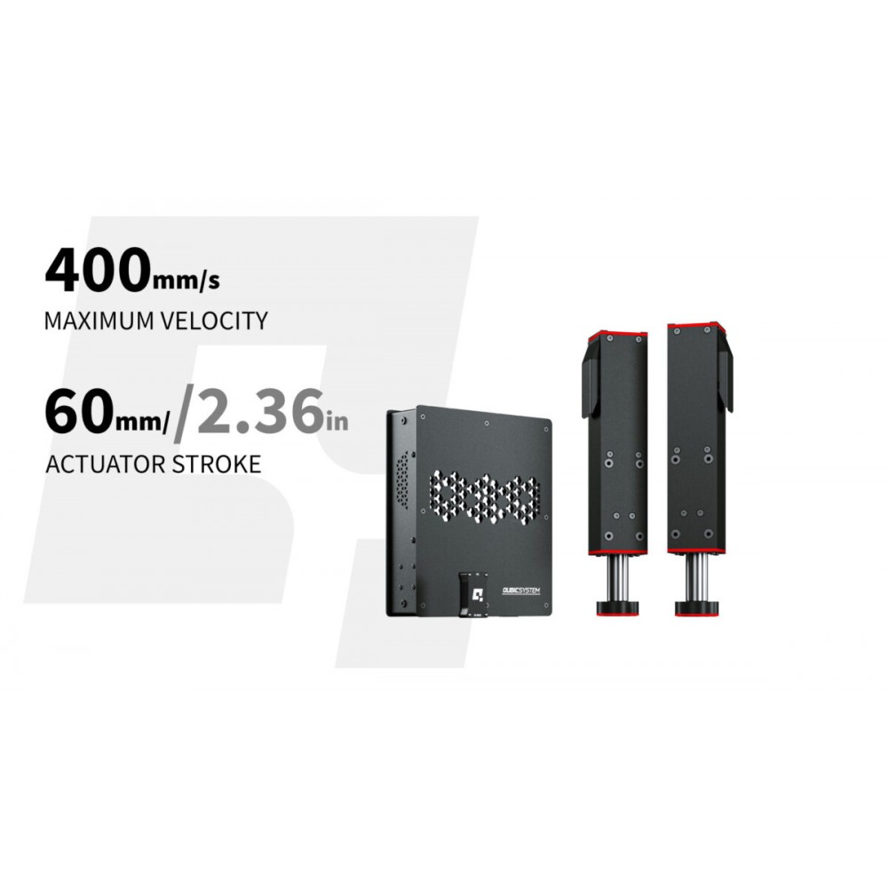 Qubic System QS-210 Intro Set – Motion Platform 2DOF Actuators Sim Racing