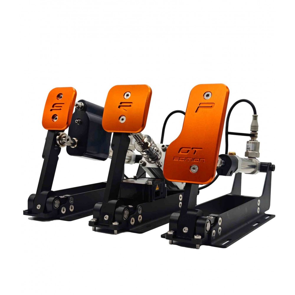 Pédalier SRP | SimRacing-Pro GT-S Pedals Black 3 Pédales