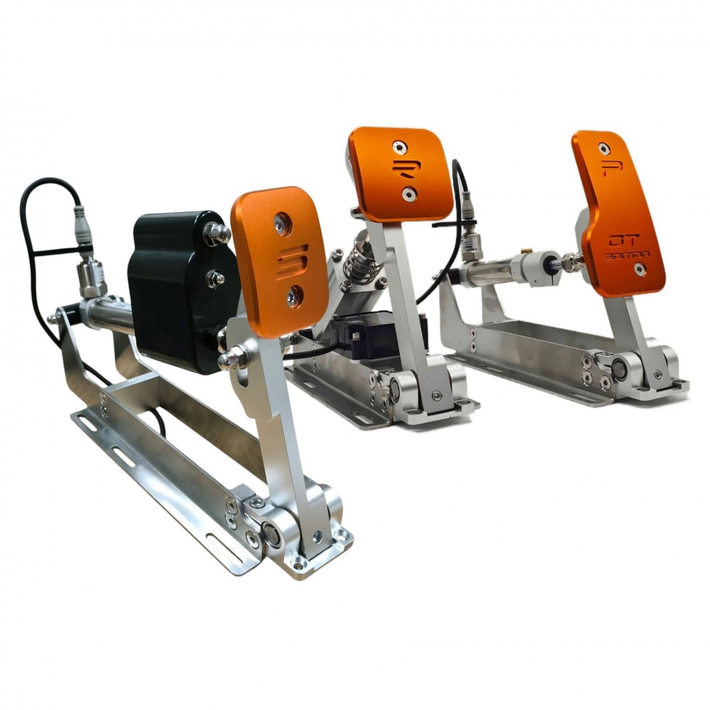 Pédalier SRP | SimRacing-Pro GT-S Pedals Gray 3 Pédales