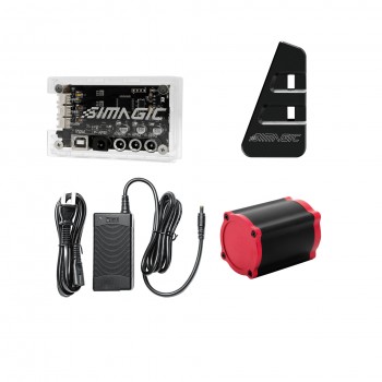 SIMAGIC HCB-P2000 Haptic Control Box avec Support, Haptic Reactor, Alimentation