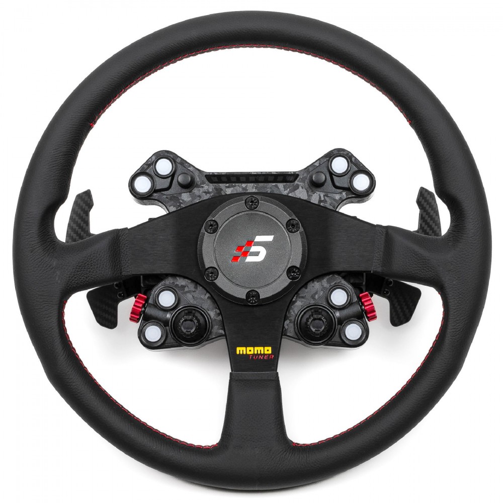 Pack Promo SIMAGIC NEO X HUB Double Palettes avec Volant Momo Tuner