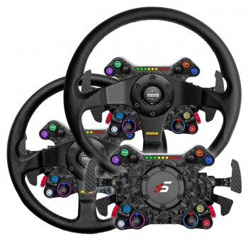 Pack Promo SIMAGIC NEO X HUB Double Palettes avec Volant Momo Tuner