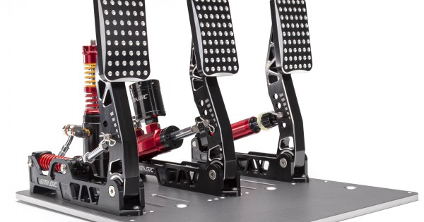 Simagic P2000-100KG 3ペダル + ロングスロットル