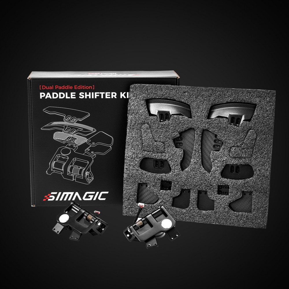 Pack Promo SIMAGIC NEO X HUB Double Palettes avec Volant Momo Tuner
