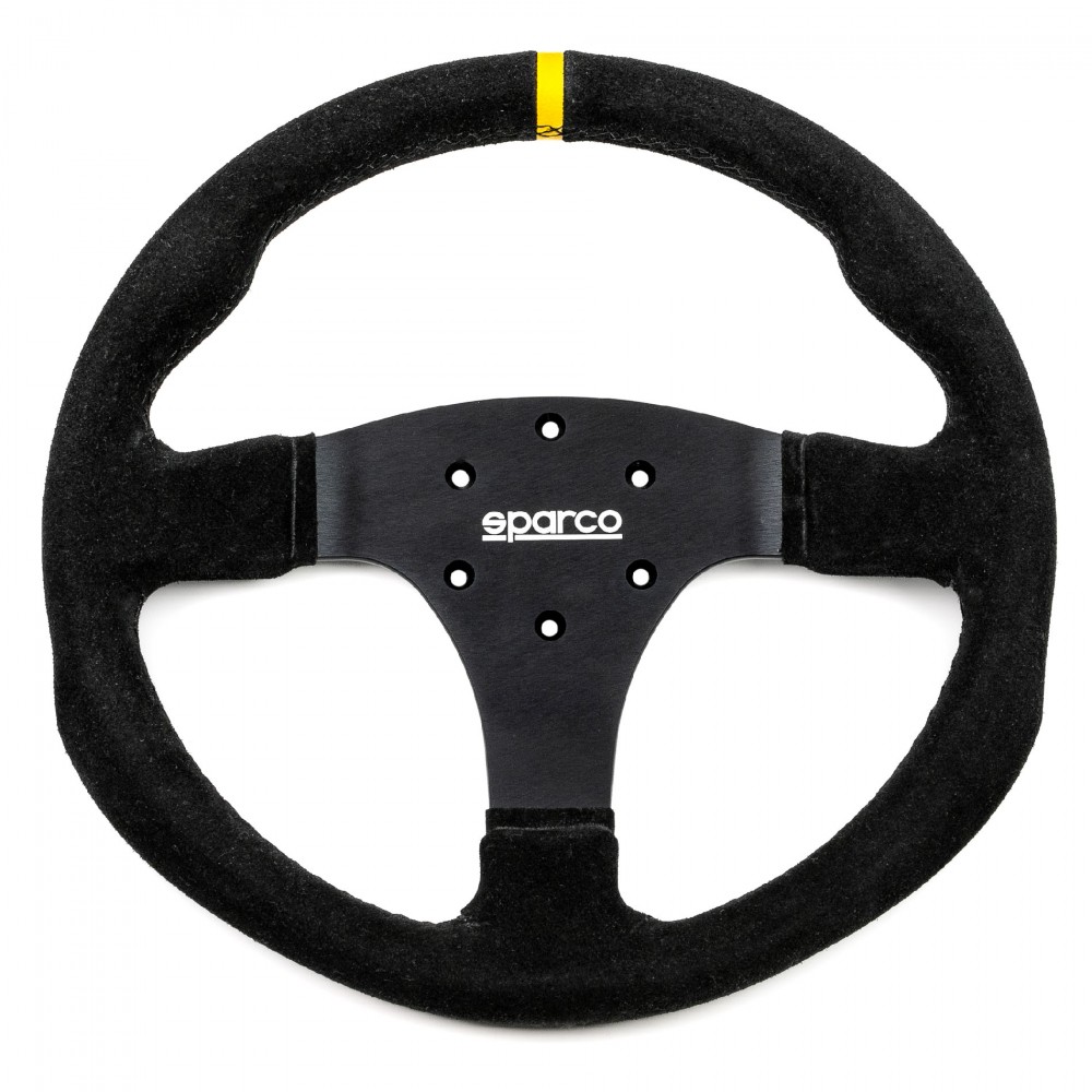 Pack Volant Sparco R330 Cuir Retourné 330mm | Quick Release Simagic