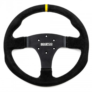 Pack Volant Sparco R330 Cuir Retourné 330mm | Quick Release Simagic