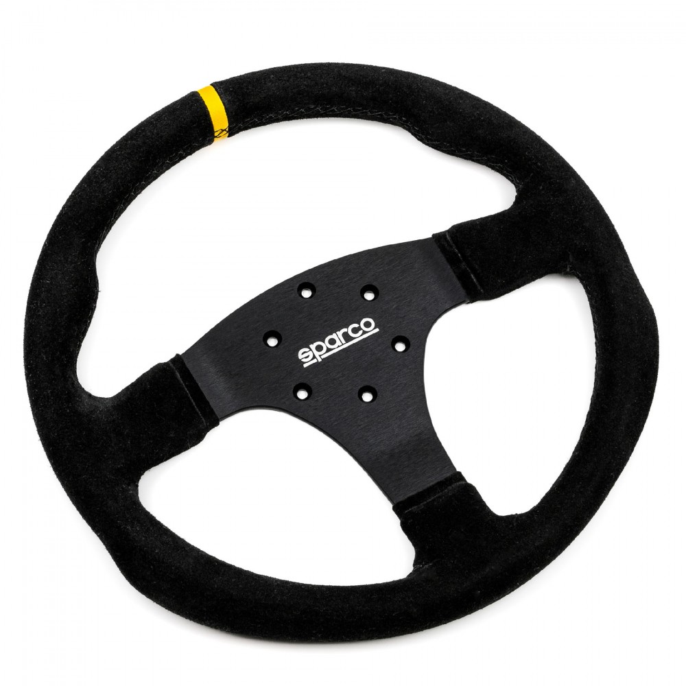 Pack Volant Sparco R330 Cuir Retourné 330mm | Quick Release Simagic
