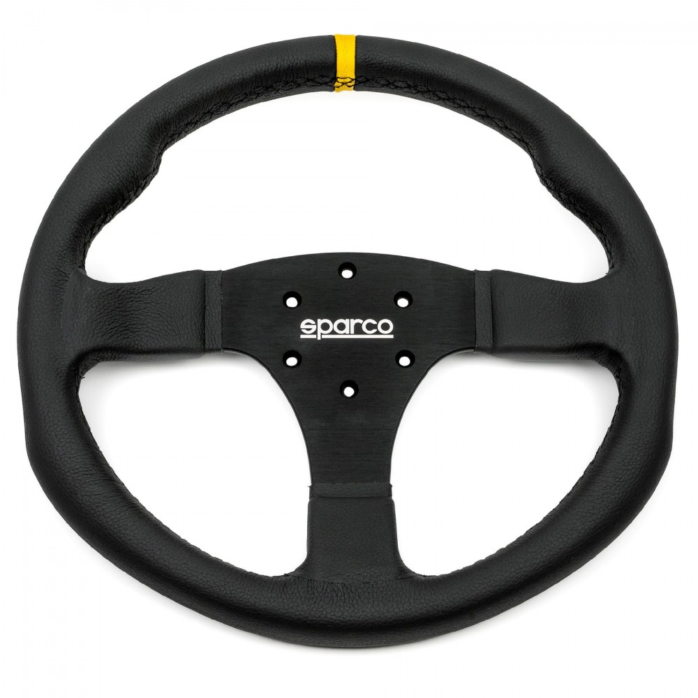 Pack Volant Sparco R350 Cuir 350mm | Quick Release Simagic