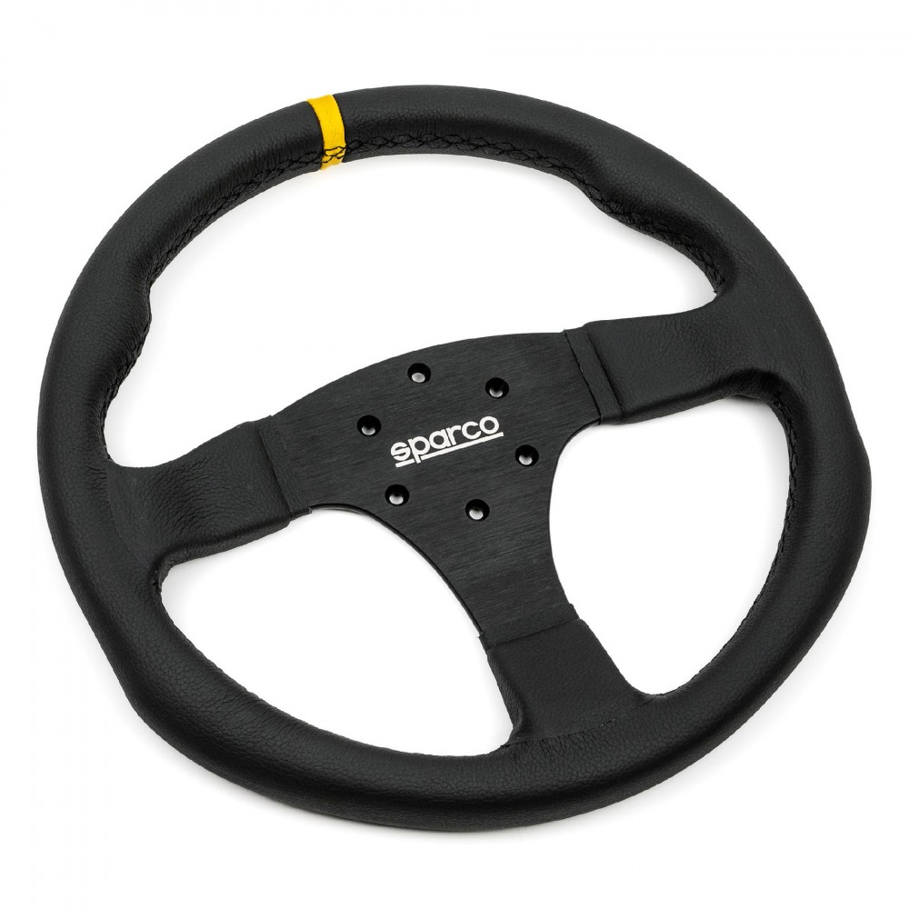 Pack Volant Sparco R350 Cuir 350mm | Quick Release Simagic