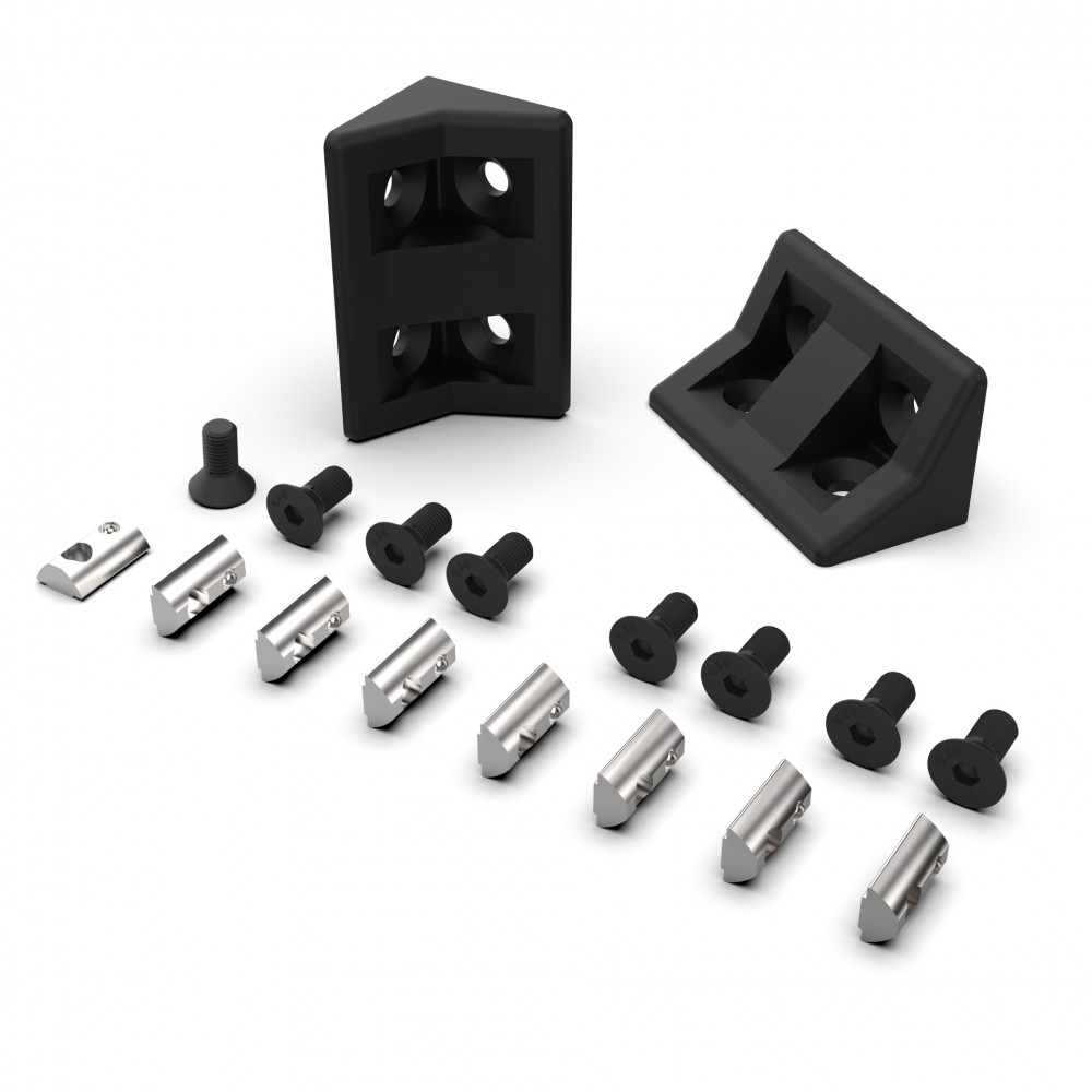 Kit cornières 80mm Aluminium RSEAT pour vos projets DIY