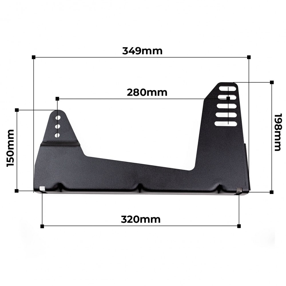 Supports Latéraux RSeat pour SPARCO GP | A1 PRO GT & Formula