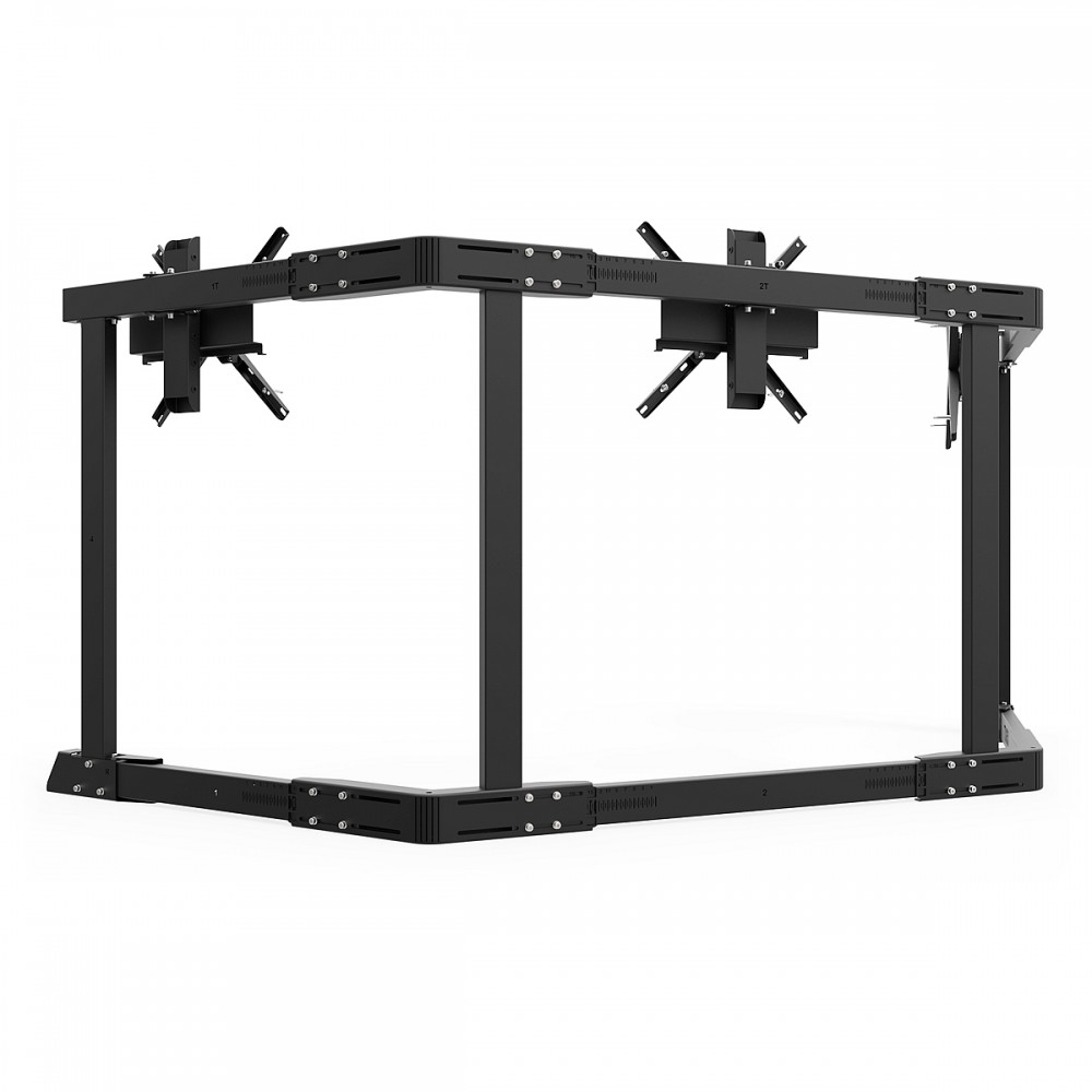 TV STAND TX60 Noir - TV Stand Support Triple écran 43 à 60 Pouces