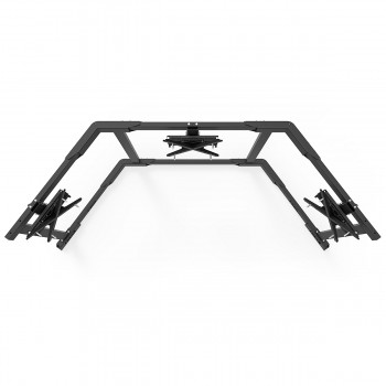 TV STAND TX60 Noir - TV Stand Support Triple écran 43 à 60 Pouces