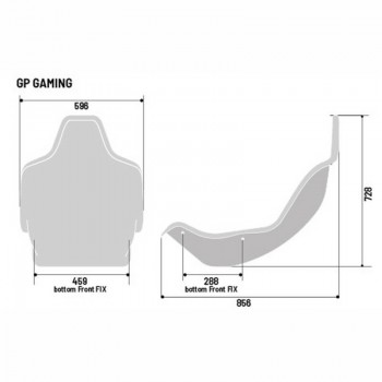 Siège Sparco Gaming Formula GP Rouge
