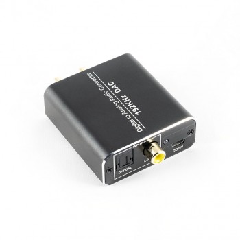 Convertisseur audio digital pour convertir signal numérique SPDIF Coaxial optique en analogique USB