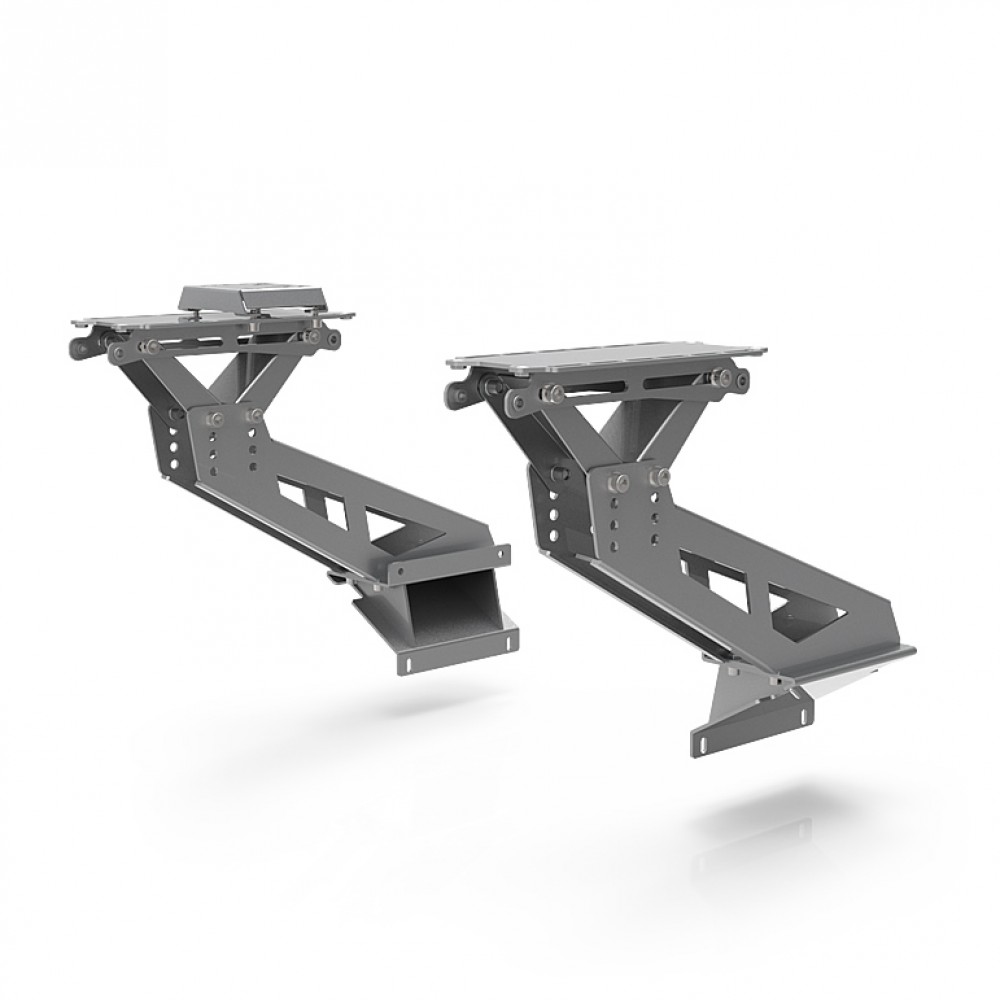 S1 Flight Mount Upgrade Kit Argent Support pour Thrustmaster HOTAS Warthog