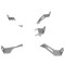Support kit haut parleur Argent Logitech Z-906 pour RSeat S1 Support kit haut parleur Argent Logitech Z-906 pour RSeat S1