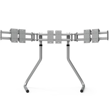 RS STAND T3L Gris métallisé V2- Support Triple écrans jusqu'à 3x32" RS STAND T3L Gris métallisé V2- Support Triple écrans jusqu'à 3x32"