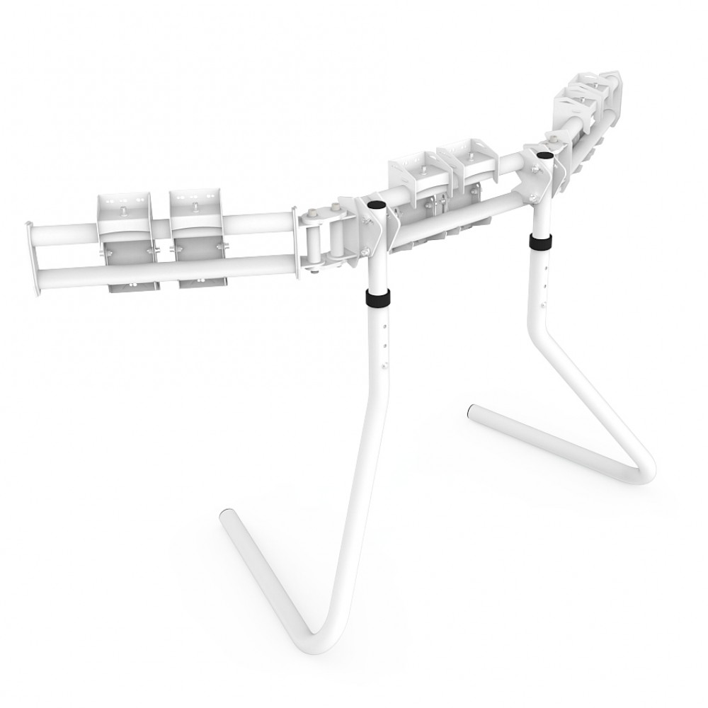 RS STAND T3L Blanc V2 - Support Triple écrans jusqu'à 3x32" RS STAND T3L Blanc V2 - Support Triple écrans jusqu'à 3x32"