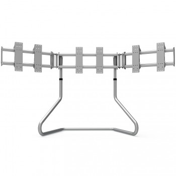 RS STAND T3XL gris métallisé V2 - Support Triple écrans jusqu'à 3x47"