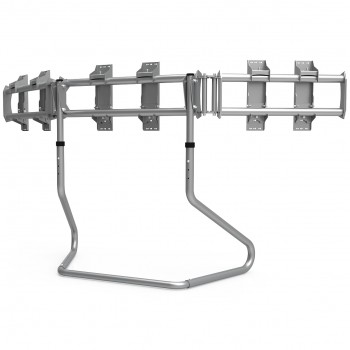 RS STAND T3XL gris métallisé V2 - Support Triple écrans jusqu'à 3x47"