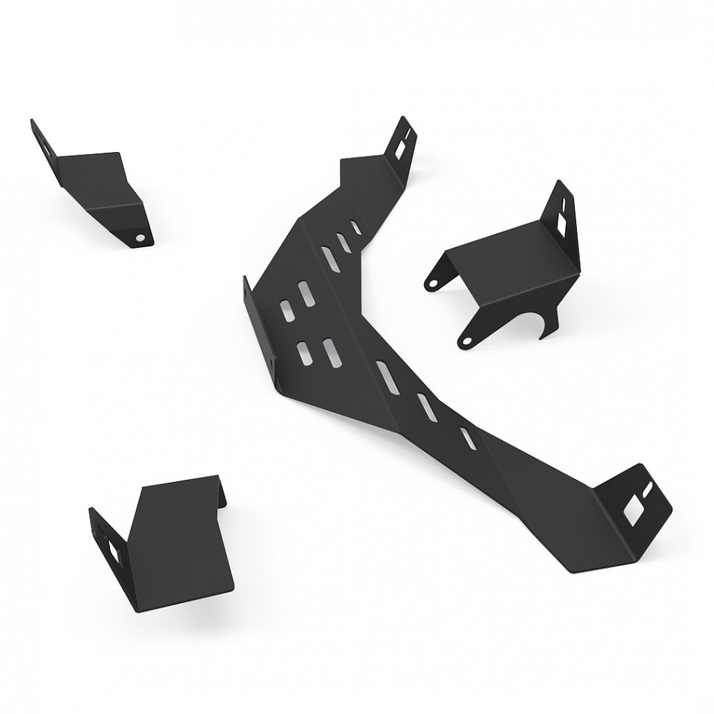 Support kit haut parleur Noir Logitech Z-906 pour RSeat N1
