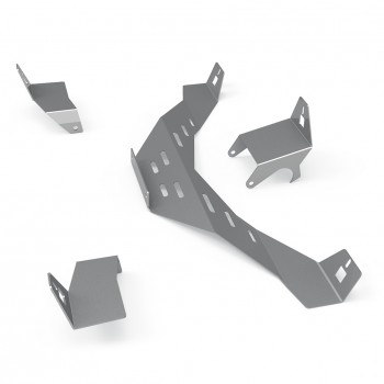 Support kit haut parleur gris métallisé Logitech Z-906 pour RSeat N1 Support kit haut parleur gris métallisé Logitech Z-906 pour RSeat N1